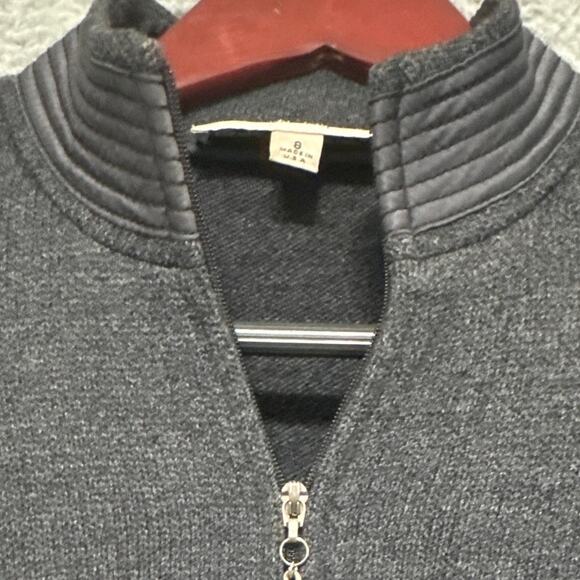 St. John Collection Women’s Cardigan Dark Gray Signature Knit Quiet Luxury SZ 8 - Picture 3 of 9